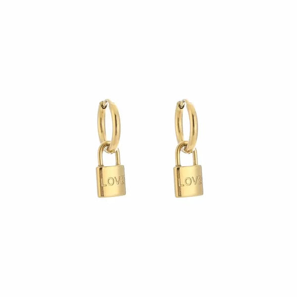 Michelle Bijoux Earrings lock love