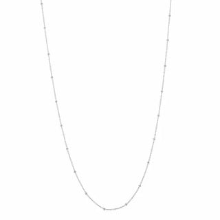 Kopen zilver Bijoutheek Collier Basis balletjes 50cm