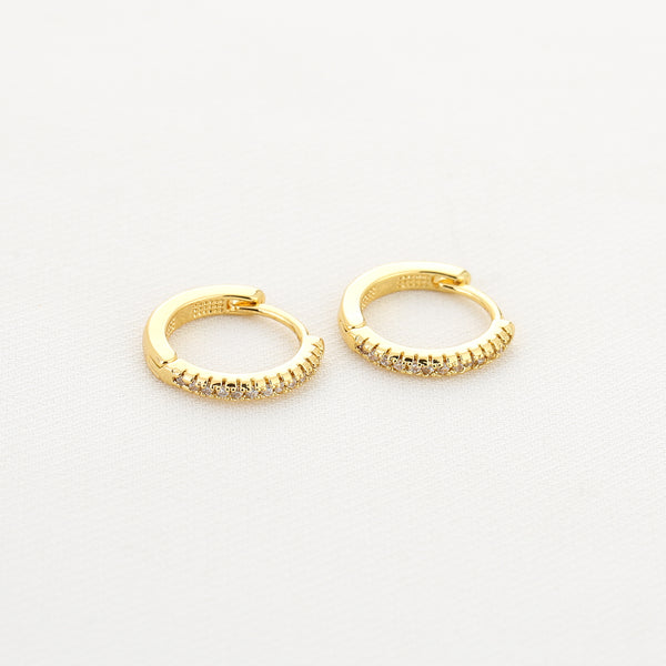 Bijoutheek Earrings rhinestone gold