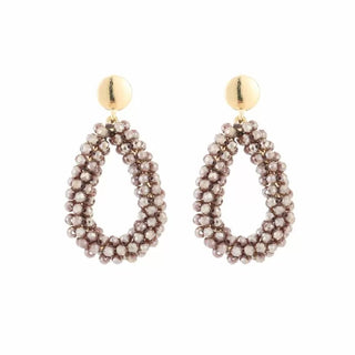 Koop khaki Bijoutheek Ear Studs Drop beads