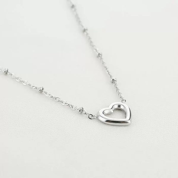 Bijoutheek Collier Basic Hart