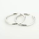 Bijoutheek Oorringen Hoop Glad 5mm Dik