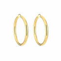 Bijoutheek Oorringen Hoop Glad 5mm Dik