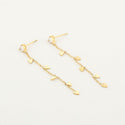 Bijoutheek Oorknoppen Hart Chain Steentje