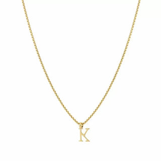 Kopen goud Bijoutheek Collier Letter K