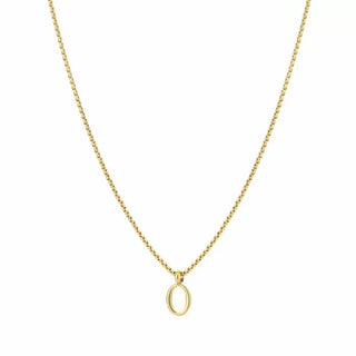 Kopen goud Bijoutheek Collier Letter O