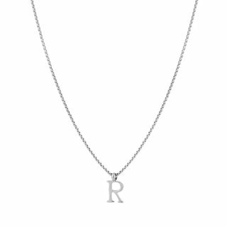 Kopen zilver Bijoutheek Collier Letter R