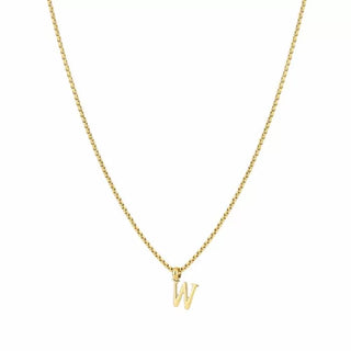 Kopen goud Bijoutheek Collier Letter W