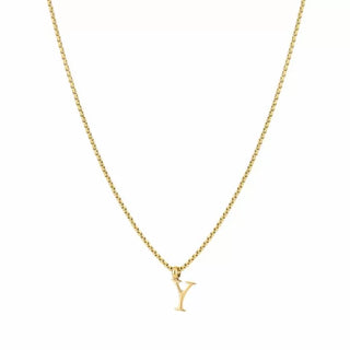 Kopen goud Bijoutheek Collier Letter Y