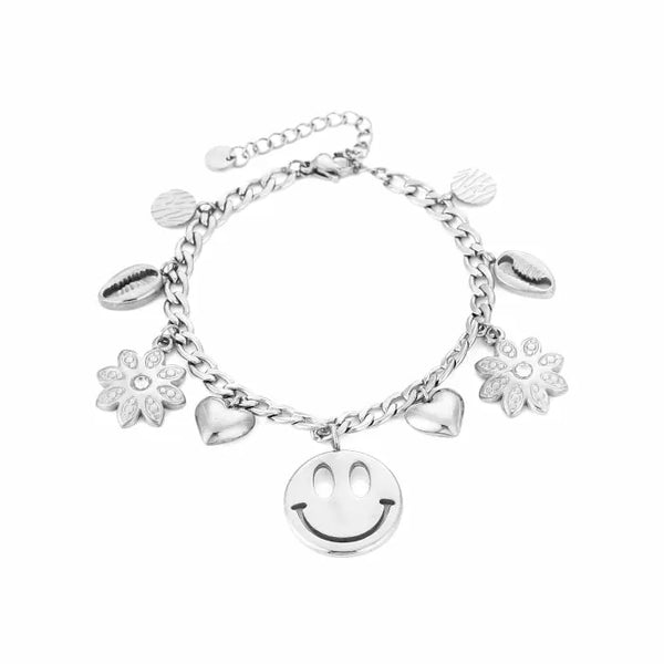 Bijoutheek Armband (Sieraad) Bedels Smiley