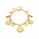 Bijoutheek Armband (Sieraad) Bedels Smiley