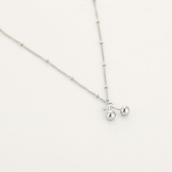 Bijoutheek Collier Kersen Cherry