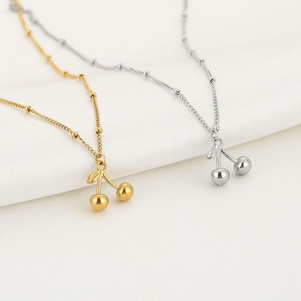 Bijoutheek Collier Kersen Cherry