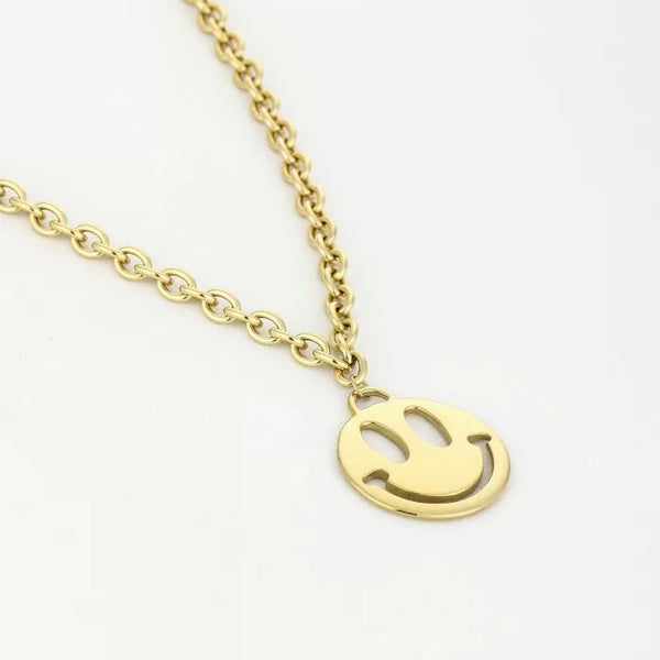 Bijoutheek Collier Schakel Smiley