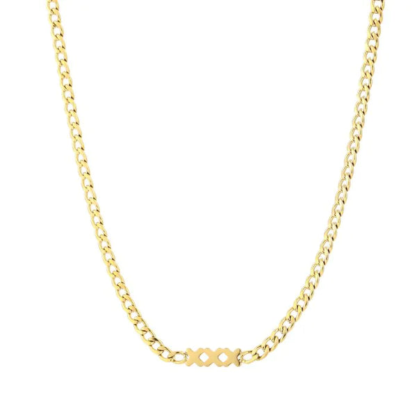 Bijoutheek Collier Platte Schakel XXX Amsterdam