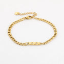 Bijoutheek Armband (Sieraad) Platte Schakel XXX Amsterdam