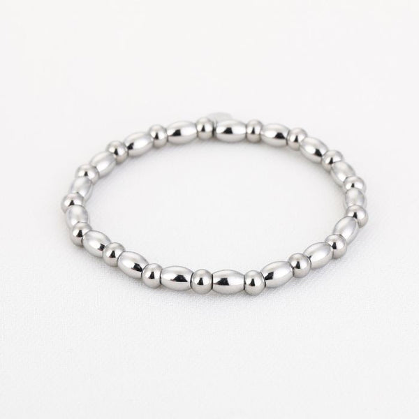 Bijoutheek Armband (Sieraad) Elastisch Ballen Rond Langwerpig