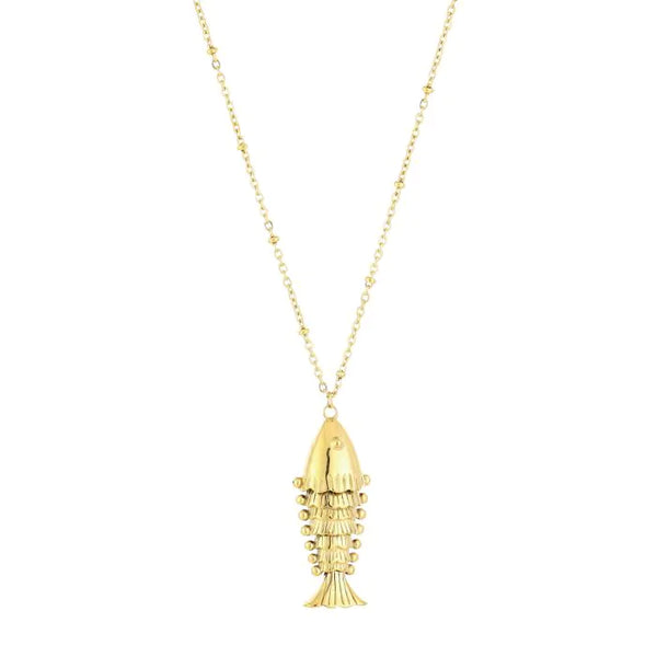 Bijoutheek Collier Lang Vis Bedel 3D