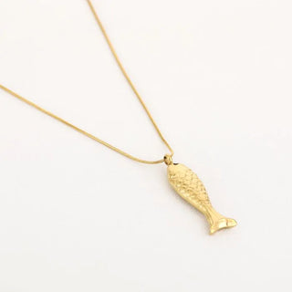 Bijoutheek Collier Vis Steentje