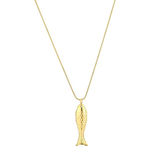 Bijoutheek Collier Vis Steentje