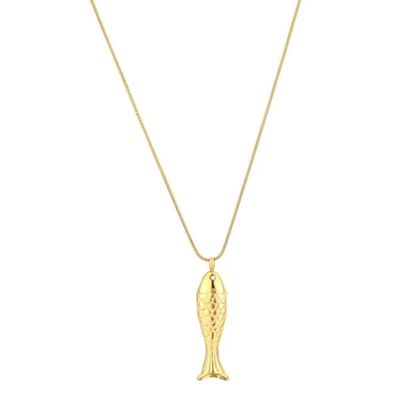 Bijoutheek Collier Vis Steentje