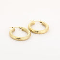 Bijoutheek Oorringen Twisted Hoop 3cm