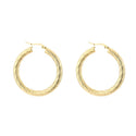 Bijoutheek Oorringen Twisted Hoop 4cm