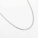 Bijoutheek Collier Basis Lang Blok 70cm 2mm