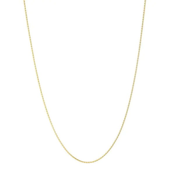 Bijoutheek Collier Basis Lang Blok 90cm 2mm