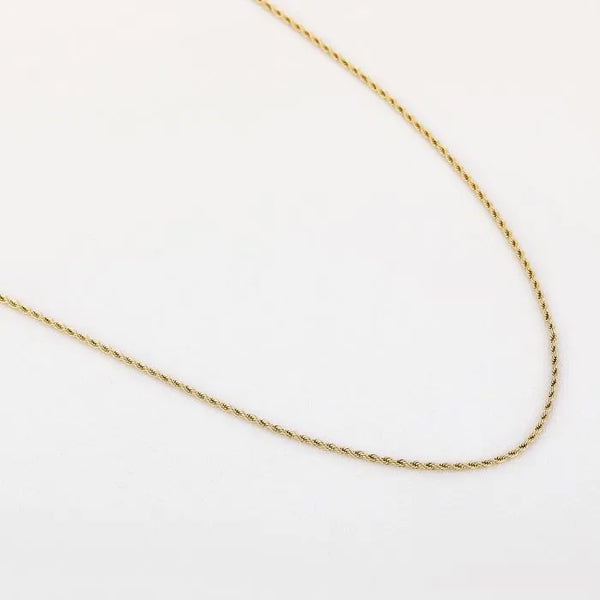Bijoutheek Collier Basis Lang Gedraaid 90cm 2mm