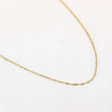 Bijoutheek Collier Basis Lang Fijn Gedraaid 70cm