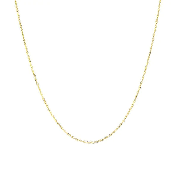 Bijoutheek Collier Basis Lang Fijn Gedraaid 70cm