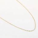 Bijoutheek Collier Basis Lang Fijn Gedraaid 90cm