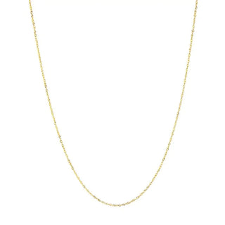 Kopen goud Bijoutheek Collier Basis Lang Fijn Gedraaid 90cm