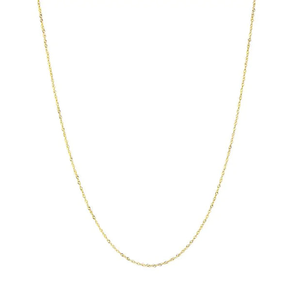 Bijoutheek Collier Basis Lang Fijn Gedraaid 90cm