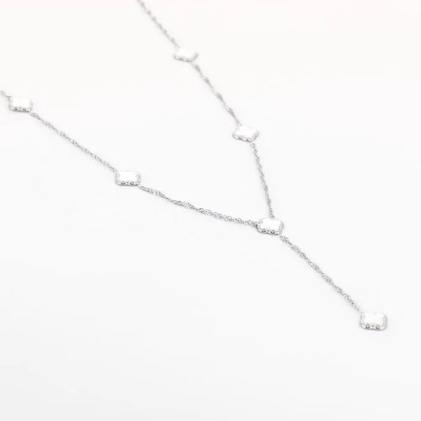 Bijoutheek Collier Y vorm klavers