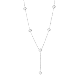 Bijoutheek Collier Y vorm klavers