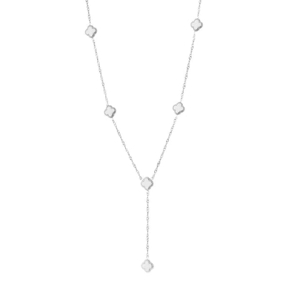 Bijoutheek Collier Y vorm klavers