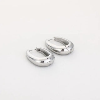 Bijoutheek Oorringen Oval Hoop 2,5 cm
