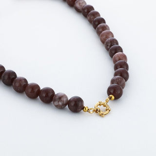 Bijoutheek Collier Kralen Stenen