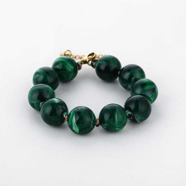 Bijoutheek Armband (Sieraad) Kralen Grof Resin