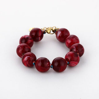 Bijoutheek Armband (Sieraad) Kralen Grof Resin