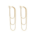 Bijoutheek Oorknoppen Triple Chain