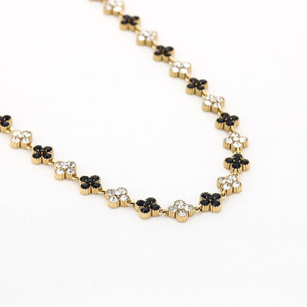 Bijoutheek Collier Klaver Stenen Party