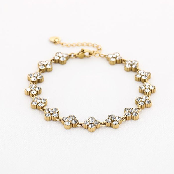 Bijoutheek Armband (Sieraad) Klaver Stenen Party