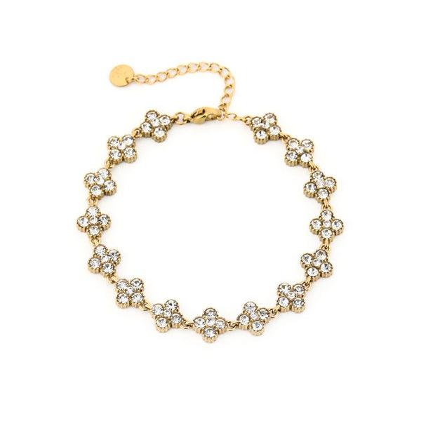 Bijoutheek Armband (Sieraad) Klaver Stenen Party