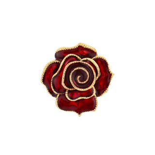 Bijoutheek Button Cover - Knoop Clip Roos