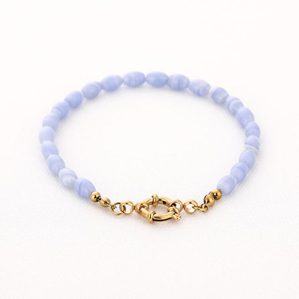 Bijoutheek Armband (Sieraad) Kralen Ovaal Fijn
