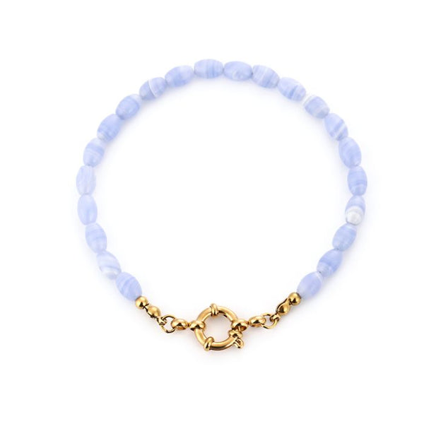 Bijoutheek Armband (Sieraad) Kralen Ovaal Fijn