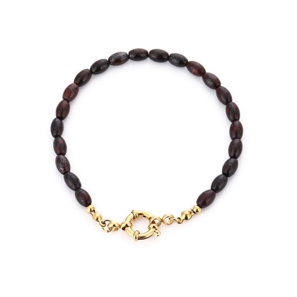 Bijoutheek Armband (Sieraad) Kralen Ovaal Fijn